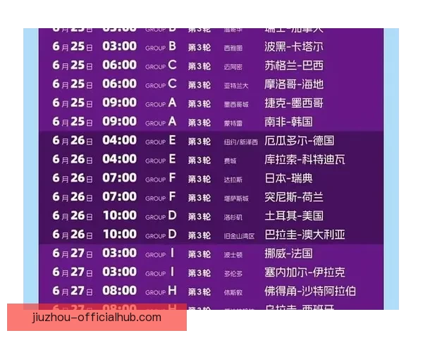 美加墨世界杯精彩对决全赛程与关键比赛时间安排解析